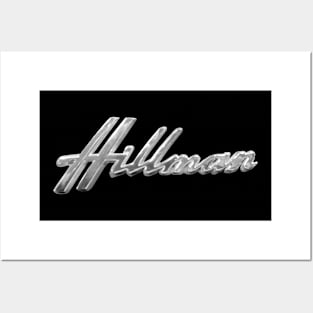 Hillman 1970s classic car logo Posters and Art